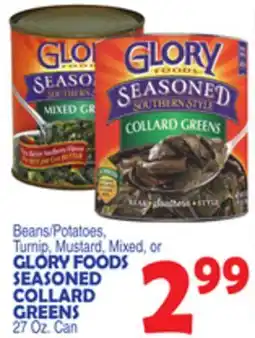 Bravo Supermarkets GLORY FOODS SEASONED COLLARD GREENS offer