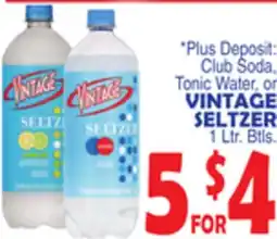 Bravo Supermarkets VINTAGE SELTZER offer