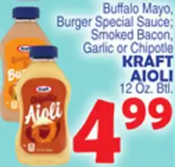 Bravo Supermarkets KRAFT AIOLI offer