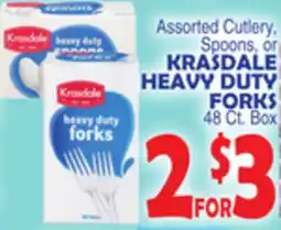 Bravo Supermarkets KRASDALE HEAVY DUTY FORKS offer