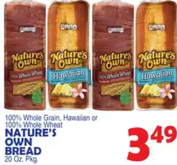 Bravo Supermarkets NATURE'S OWN BREAD offer
