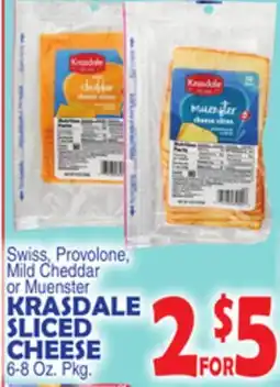 Bravo Supermarkets KRASDALE SLICED CHEESE offer