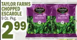 Bravo Supermarkets TAYLOR FARMS CHOPPED ESCAROLE offer