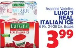 Bravo Supermarkets LUIGI'S REAL ITALIAN ICE offer
