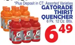 Bravo Supermarkets GATORADE THIRST QUENCHER offer