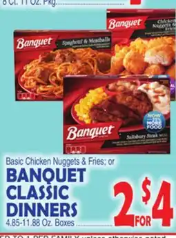 Bravo Supermarkets BANQUET CLASSIC DINNERS offer