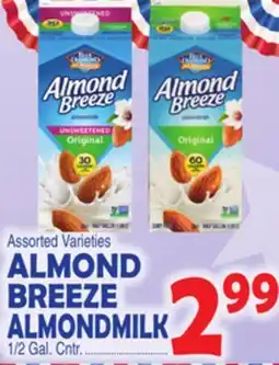 Bravo Supermarkets ALMOND BREEZE ALMONDMILK offer