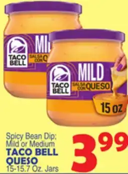 Bravo Supermarkets TACO BELL QUESO offer