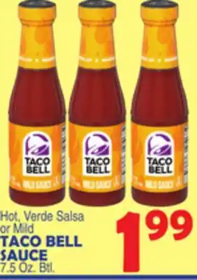 Bravo Supermarkets TACO BELL SAUCE offer