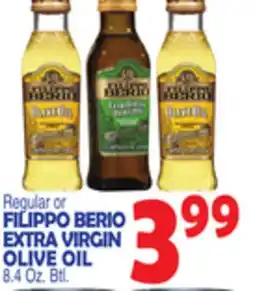 Bravo Supermarkets FILIPPO BERIO EXTRA VIRGIN OLIVE OIL offer