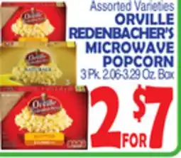 Bravo Supermarkets ORVILLE REDENBACHER'S MICROWAVE POPCORN offer