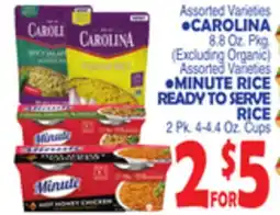Bravo Supermarkets CAROLINA 8.8 Oz. Pkg offer