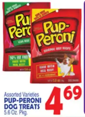 Bravo Supermarkets PUP-PERONI DOG TREATS offer