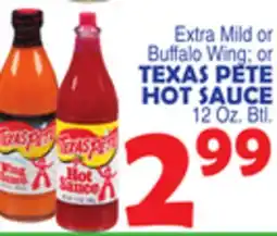 Bravo Supermarkets TEXAS PETE HOT SAUCE offer