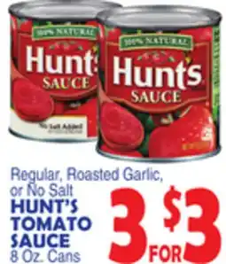 Bravo Supermarkets HUNT'S TOMATO SAUCE offer