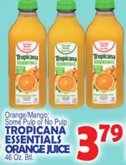 Bravo Supermarkets TROPICANA ESSENTIALS ORANGE JUICE offer