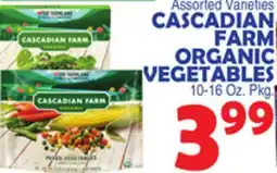 Bravo Supermarkets CASCADIAN FARM ORGANIC VEGETABLES offer