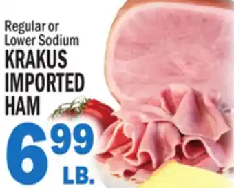 Bravo Supermarkets KRAKUS IMPORTED HAM offer
