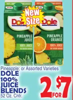 Bravo Supermarkets DOLE 100% JUICE BLENDS offer