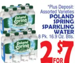 Bravo Supermarkets POLAND SPRING SPARKLING WATER offer