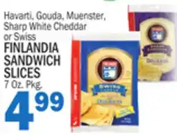 Bravo Supermarkets FINLANDIA SANDWICH SLICES offer