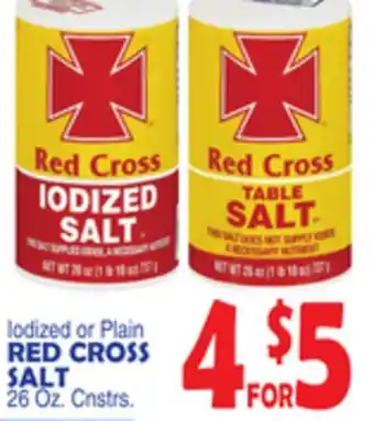 Bravo Supermarkets RED CROSS SALT offer