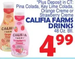 Bravo Supermarkets CALIFIA FARMS DRINKS offer