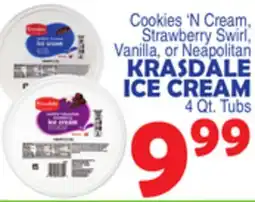 Bravo Supermarkets KRASDALE ICE CREAM offer