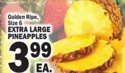 Bravo Supermarkets EXTRA LARGE PINEAPPLES offer