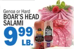 Bravo Supermarkets BOAR'S HEAD SALAMI offer
