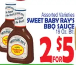 Bravo Supermarkets SWEET BABY RAY'S BBQ SAUCE offer