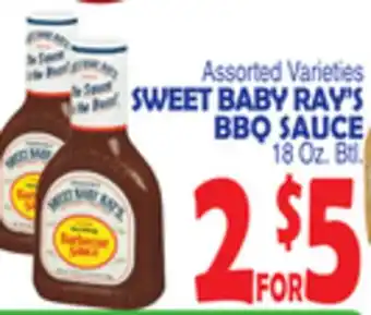 Bravo Supermarkets SWEET BABY RAY'S BBQ SAUCE offer
