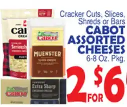 Bravo Supermarkets CABOT ASSORTED CHEESES offer