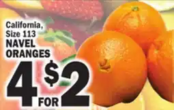 Bravo Supermarkets NAVEL ORANGES offer