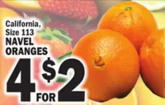 Bravo Supermarkets NAVEL ORANGES offer