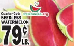 Bravo Supermarkets SEEDLESS WATERMELON offer