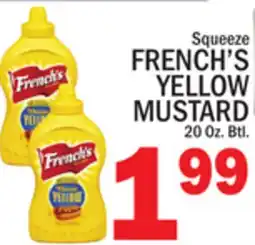 C Town FRENCH'S YELLOW MUSTARD offer
