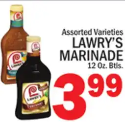 C Town LAWRY'S MARINADE offer