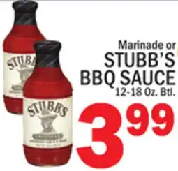 C Town STUBB'S BBQ SAUCE offer