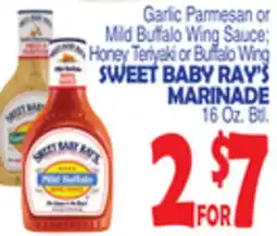 Bravo Supermarkets SWEET BABY RAY'S MARINADE offer