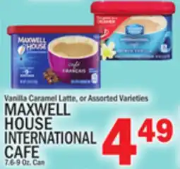 C Town MAXWELL HOUSE INTERNATIONAL CAFE offer