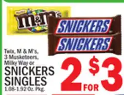 C Town SNICKERS SINGLES offer