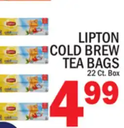 C Town LIPTON COLD BREW TEA BAGS offer