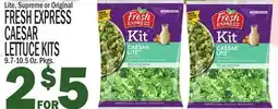 C Town FRESH EXPRESS CAESAR LETTUCE KITS offer