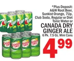 C Town CANADA DRY GINGER ALE offer