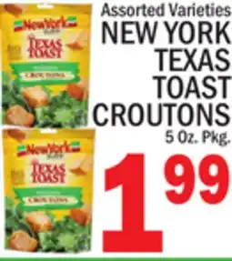 C Town NEW YORK TEXAS TOAST CROUTONS offer