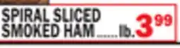 C Town SPIRAL SLICED SMOKED HAM offer