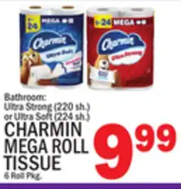 C Town CHARMIN MEGA ROLL TISSUE 6 Roll Pkg offer