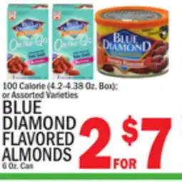 C Town BLUE DIAMOND FLAVORED ALMONDS 6 Oz. Can offer