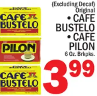 C Town CAFE BUSTELO, CAFE PILON offer